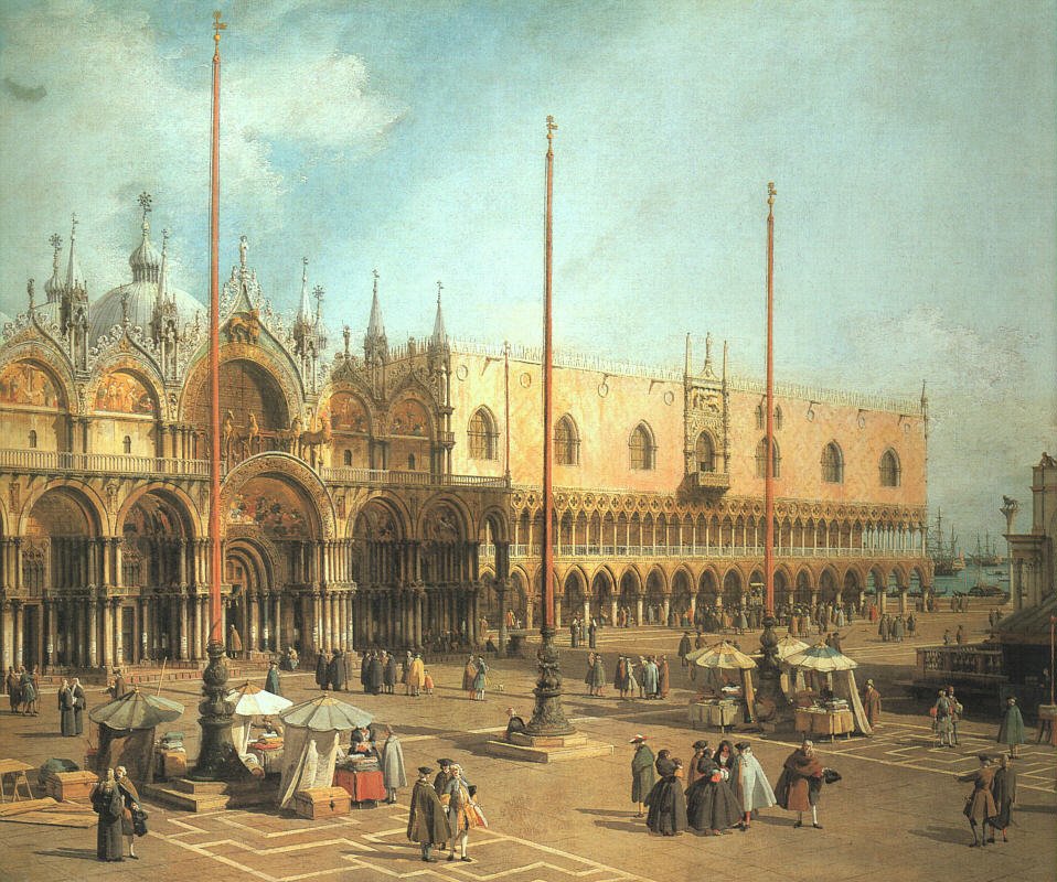 A Praça de São Marcos, Veneza