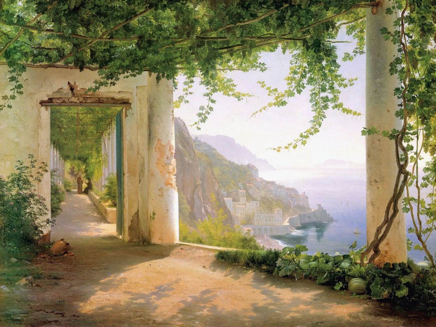 Pérgola em Amalfi